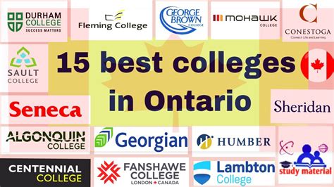 Top List of colleges and universities in Ontario